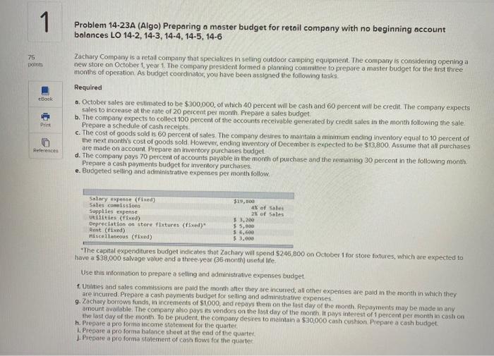 I cannot determine the correct calculations please help 1 Problem 14-23A (Algo)