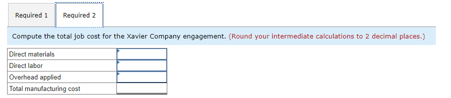 is a consulting firm that uses a job-order costing system. Its direct