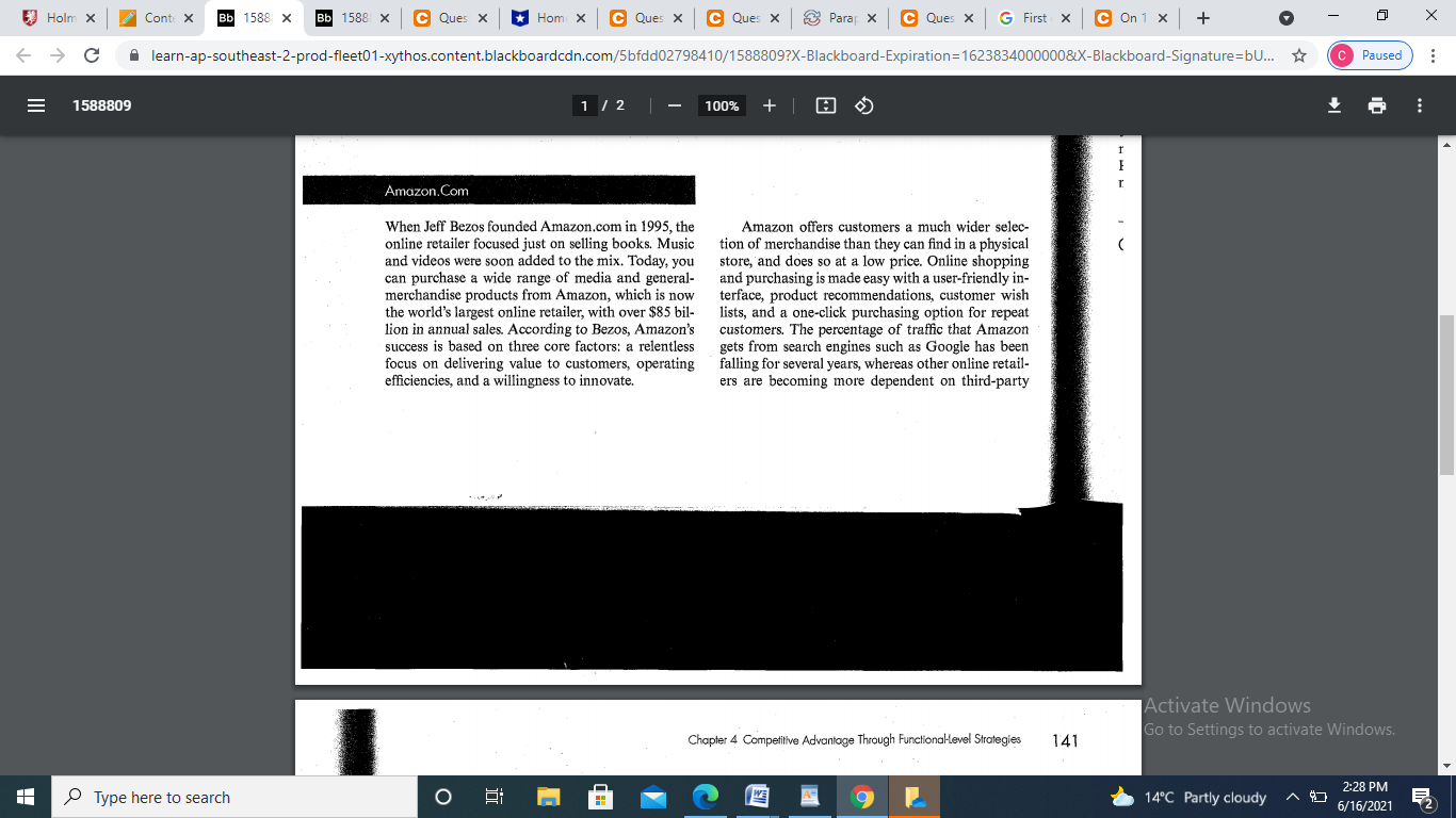 Question 2(11 marks)In Week 5 Interactive Tutorial, we have discussed the case