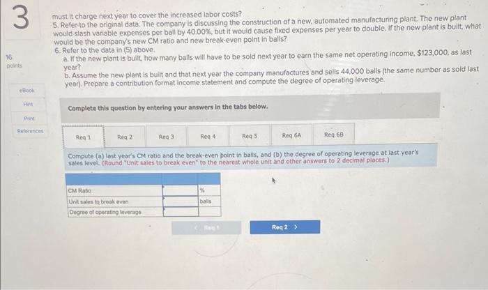 Analysis; Cost Structure; Target Sales [LO5-1, LO5-3, LO5-4, LO5-5, LO5-6, LO5-8] Northwood