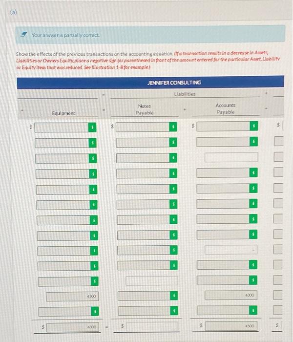 firm, Jennifer Consulting, on May 1, 2022. The following transactions occurred during