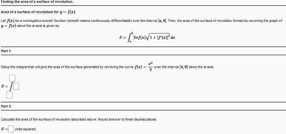 CCan i get some help on how to solve this? Area of