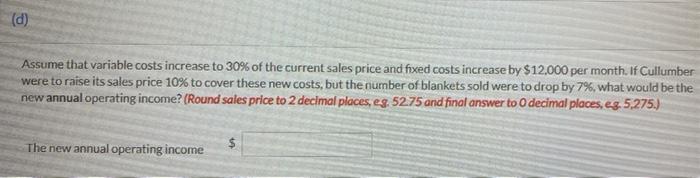 Your answer is correct. Calculate contribution margin ratio. (Round ratio to 2
