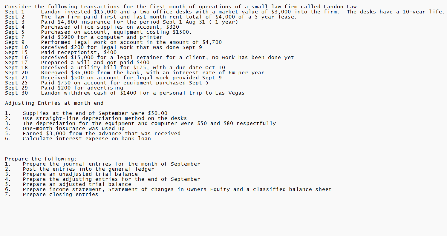 PLEASE HELP WITH QUESTION 4 Consider the following transactions for the first