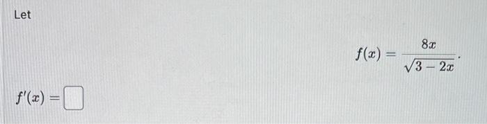 f(x)=32x8x f(x)= A total-revenue function is given by R(x)=1500x20.2x where R(x) is