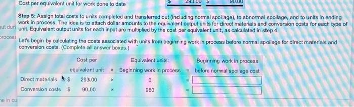 goods. Spoiled units are disposed of a zoro net disposal value. Wintelee