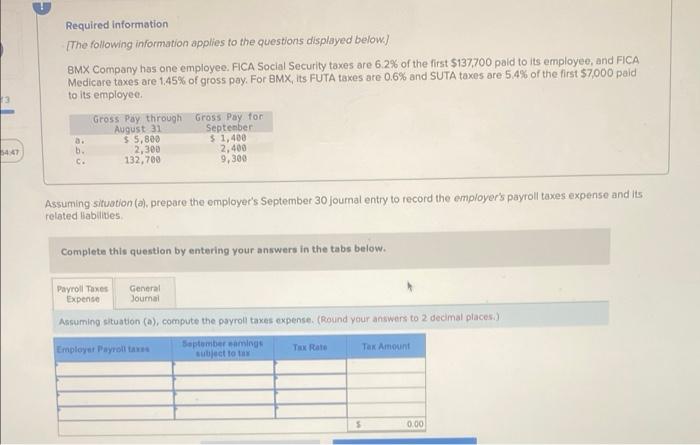 taxes are 1.45% of gross pay. For BMX, its FUTA taxes are