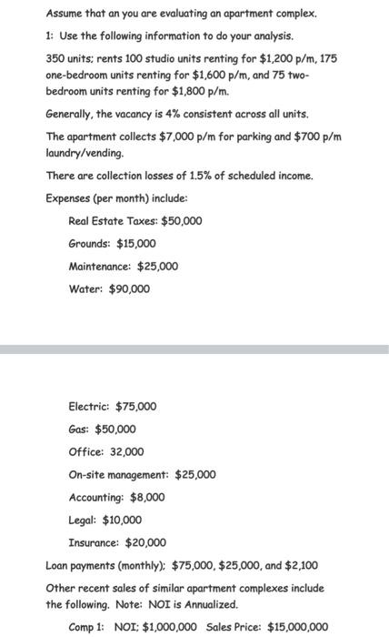 this is all the information given. please help asap! Assume that an