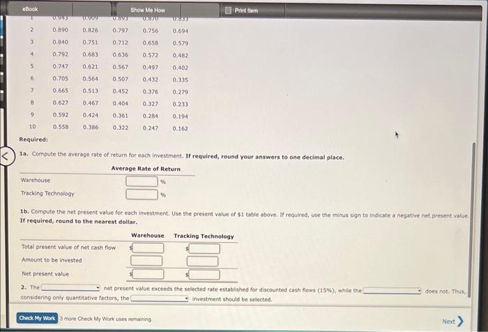 snalysis for a service compary The capital imvestment committee of Eils Transport