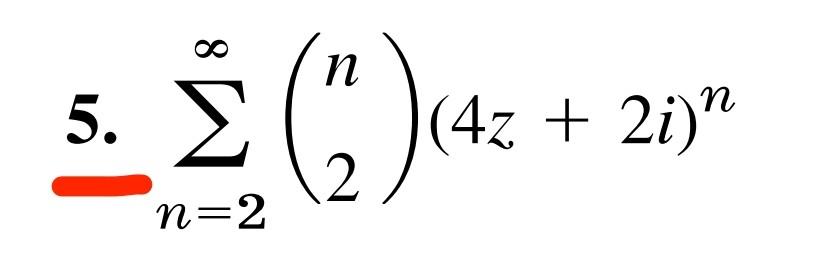 HIGHLIGHTED ITEM) Where does the power series converge uniformly? Give reason. 5.