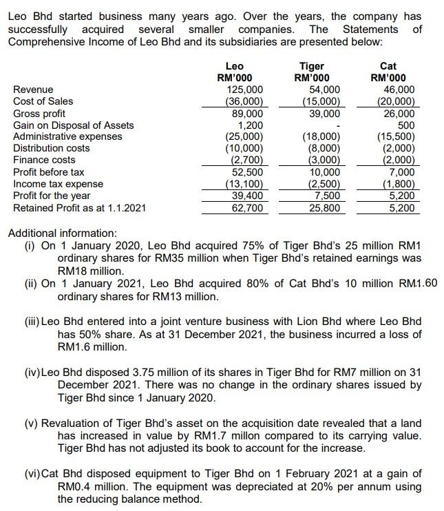 please provide relevant answer according to the question with working format Leo