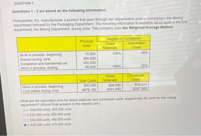 i was needing help with 6. Questions 1 - 3 are based