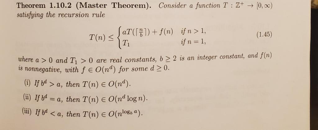 in each of the following recursions when n=2m for mZ+: (i) T(n)=8T(2n)+n.