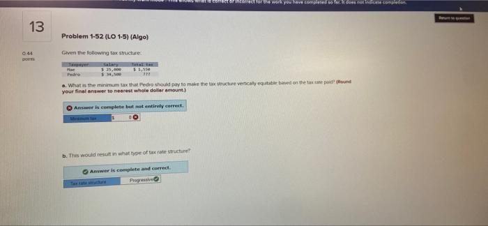 what is the minimum pedro should pay to make the tax structure