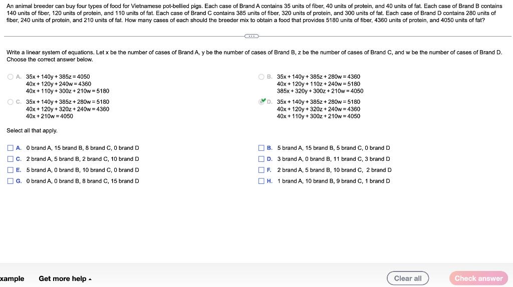 of vans, y be the number of small trucks, and z be