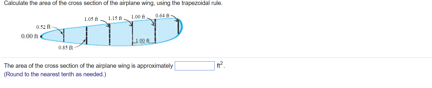 the right. Calculate the surface area of the pool, using the trapezoidal