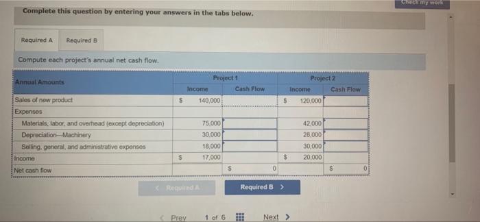 will give a thumbs up. Exercise 26-1 (Algo) Payback period, equal cash