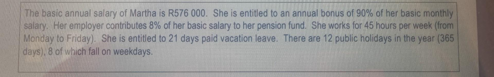 the question states study the information provided below and calculate the