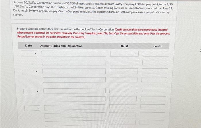 3. On April 7, purchased equipment on account for $29,500. 4. On