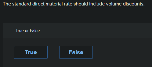 please answer both. will upvote once completed. The standard direct material