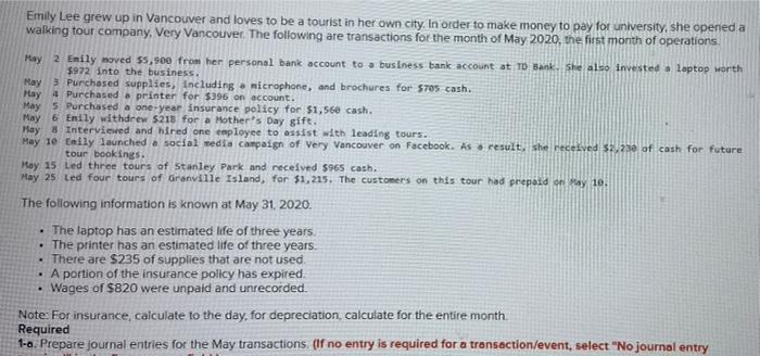 Saved Emily Lee grew up in Vancouver and loves to be a