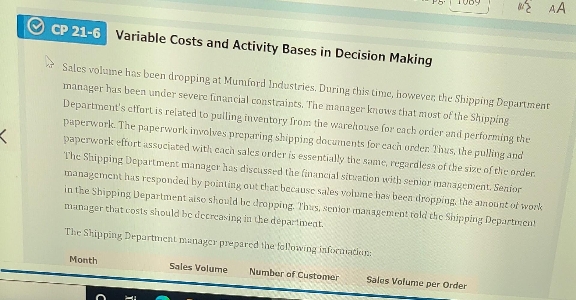  Can you help with calculations to this problem? 069 12 AA