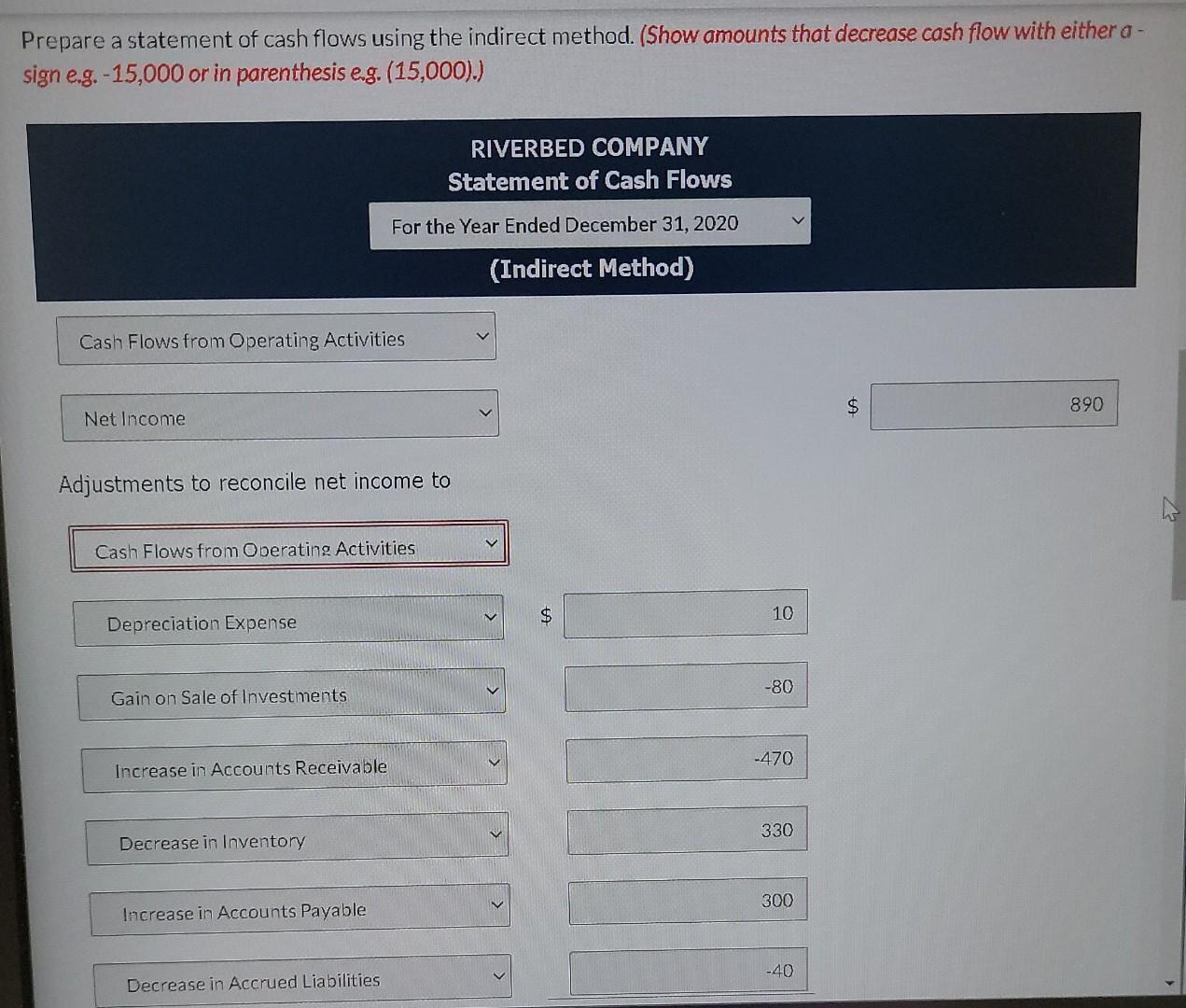 AS OF DECEMBER 31, 2020 AND 2019 2020 2019 Cash $1,770 $1,170
