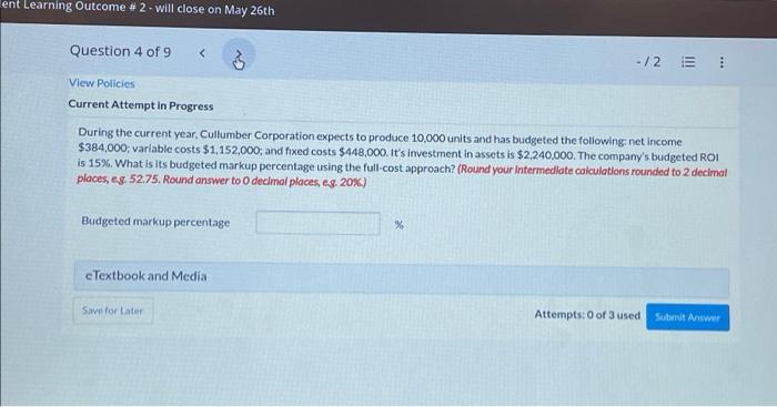 please post full answer. thank you 1.4 ent Learning Outcome # 2