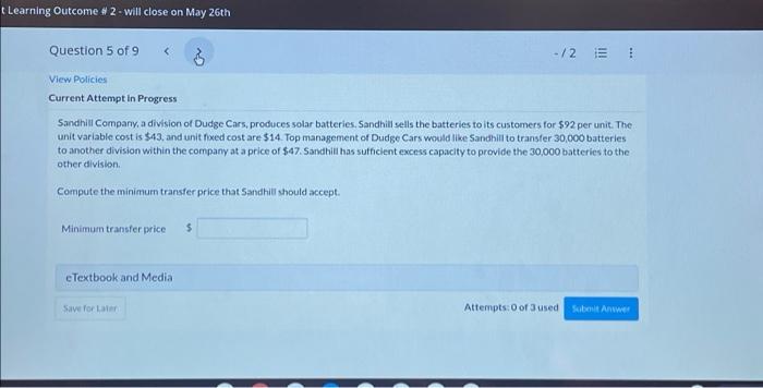 please post full answer. thank you 1.5 t Learning Outcome # 2