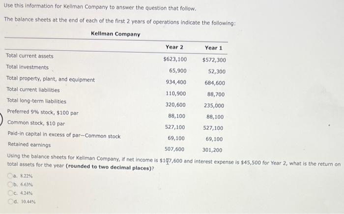 please answer quickly for a thumbs up Use this information for Kellman