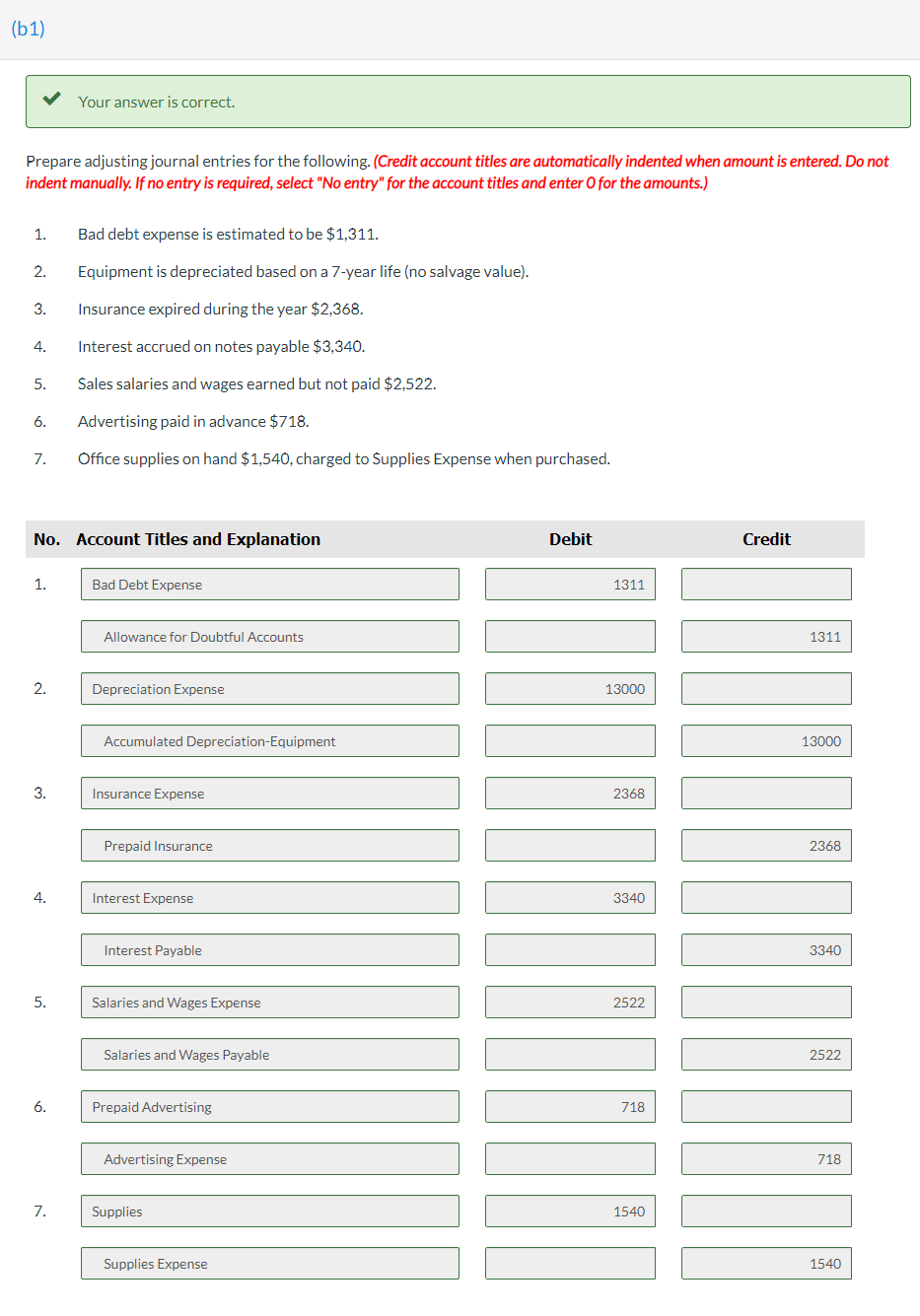 DECEMBER 31 Debit Credit Cash $25,700 Accounts Receivable 33,400 Allowance for Doubtful