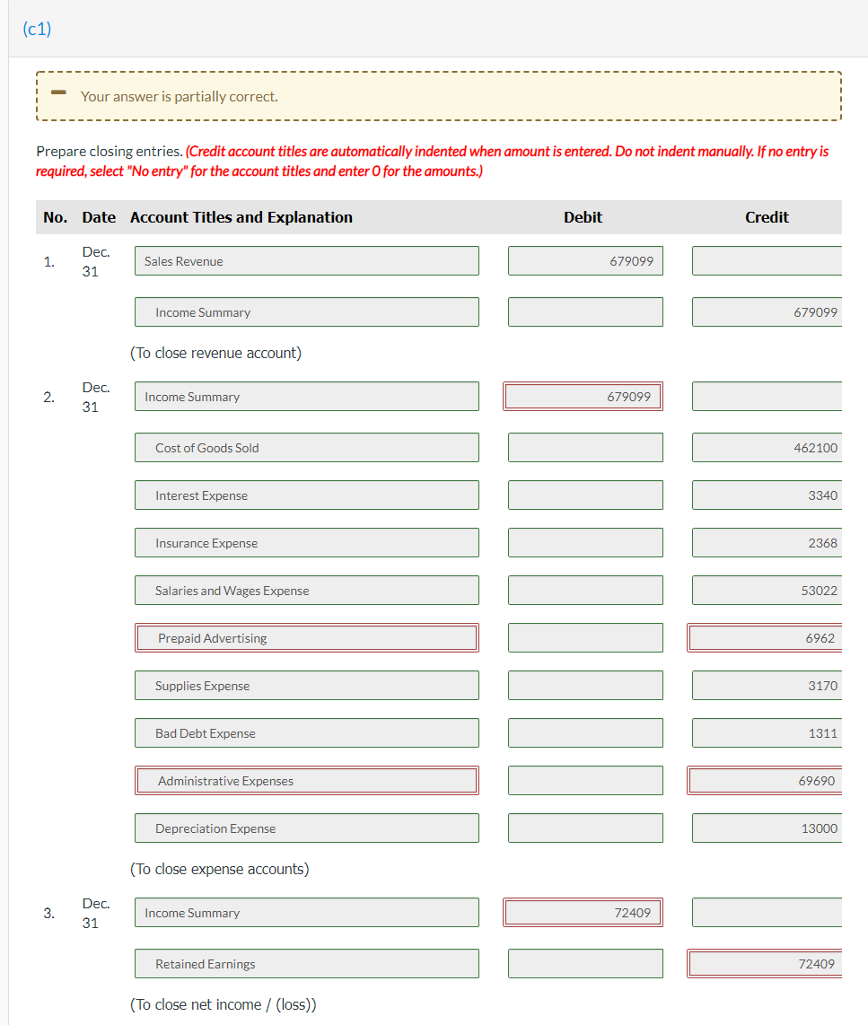 Revenue 679,099 Cost of Goods Sold 462,100 Salaries and Wages Expense (sales)