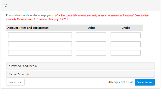 is $16.415.) 3. Shamrock guarantees a residual value of $1,600 (the present