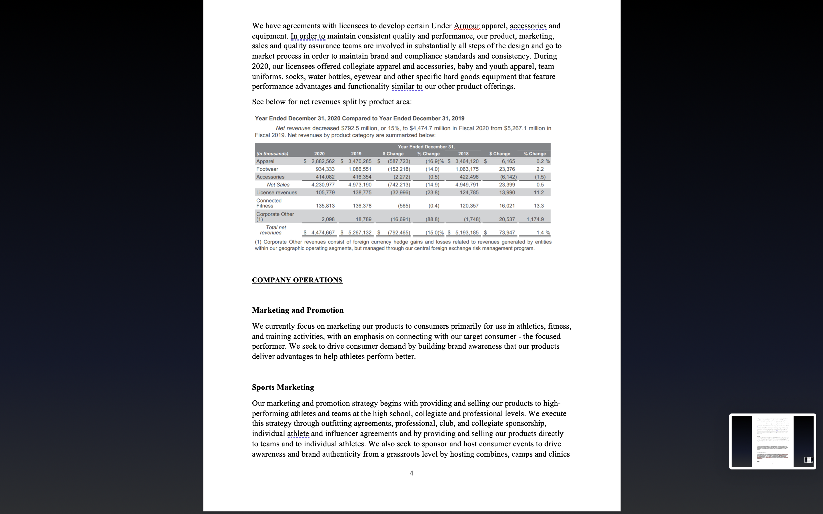 component using your own words.2.Read the Live Case Study of under amor.