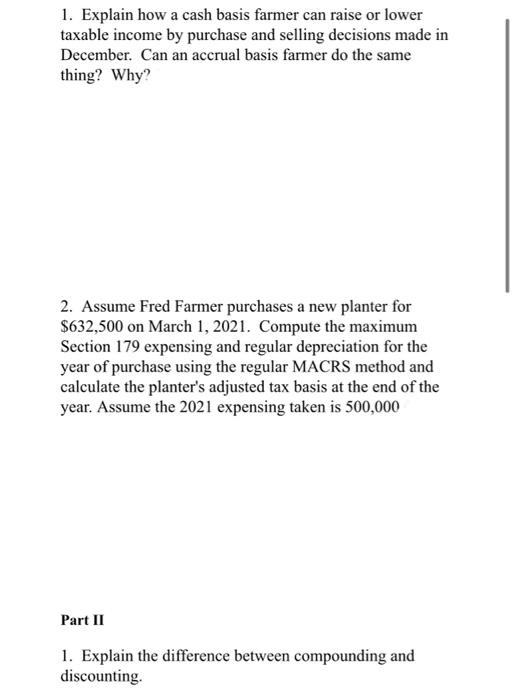 ANSWER ALL ACCORDINGLY PLEASE AND THANK YOU!! 1. Explain how a cash