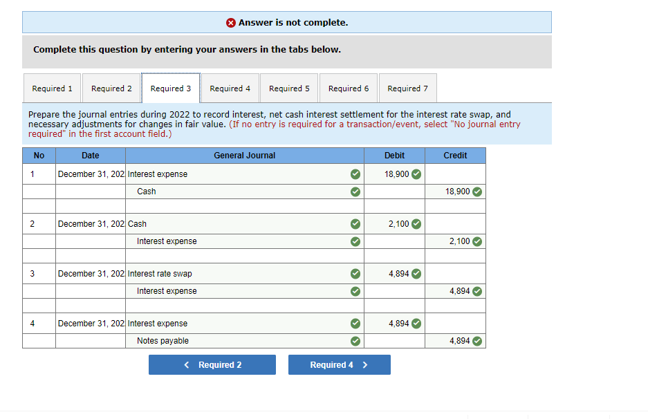 First Bank by issuing a three-year, 9% note, payable on December 31,