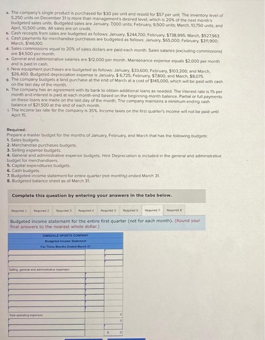 Sheet December 31 Assets Cash $ 21,500 Accounts receivable 520,000 Inventory 157,500