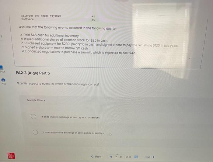 LO 2-3, LO 2-4, LO 2-5] [The following information applies to the