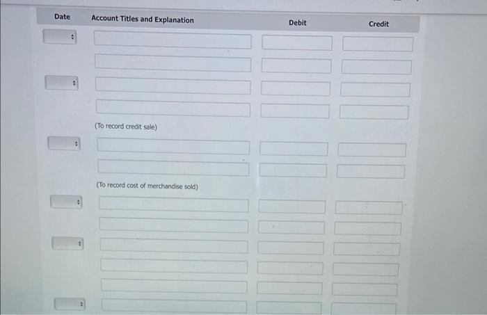 stores and extends credit terms of 2/10, n/30 to all of its