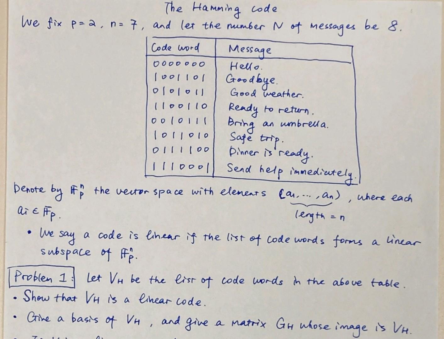Number Theory I need help with Problem 1 part 2. I already