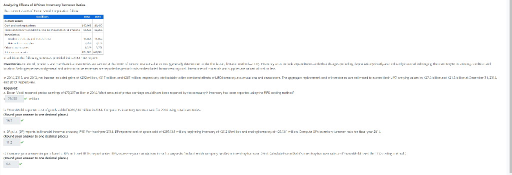  Please show work for a through d Analyzing Elects or UFO