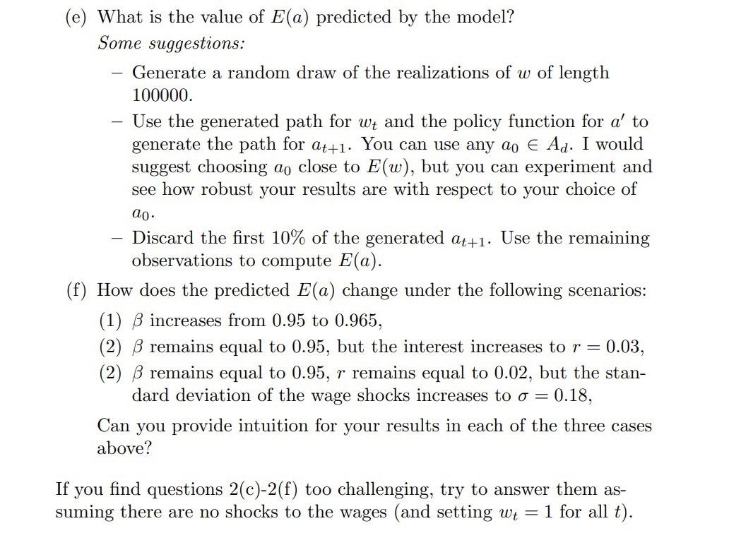where u(c)=1c1 is the per-period utility function, r is the interest rate