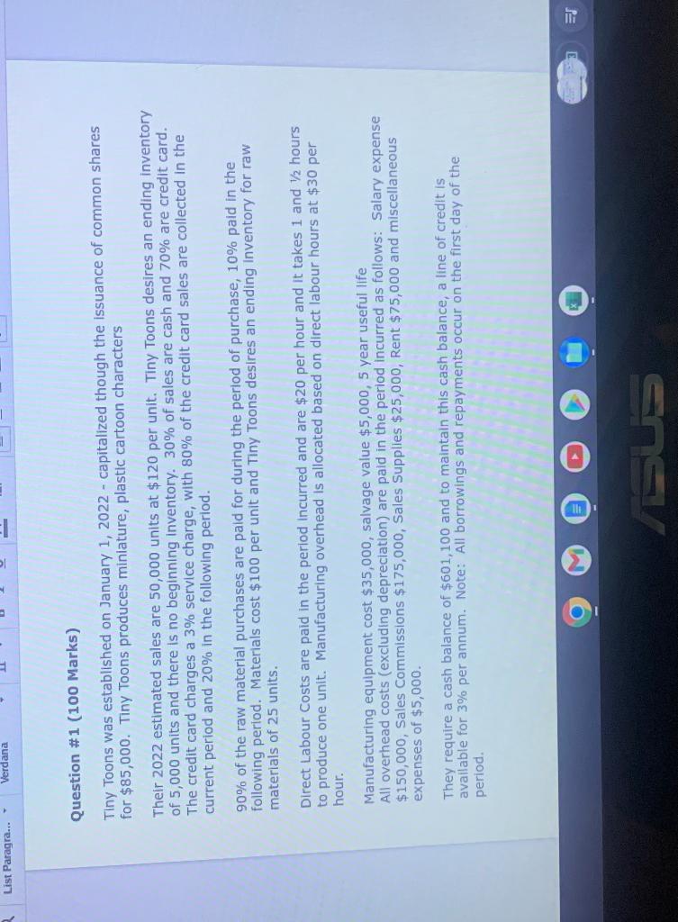 CAN SOMEONE PLEASE HELP WITH QUESTION 4-14 PLEASE! Verdana Question #1