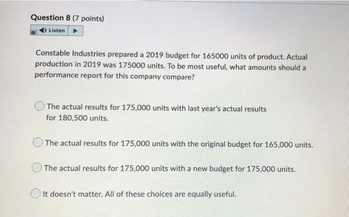 Inc. $12 per unit to produce part T5. During 2020, it has