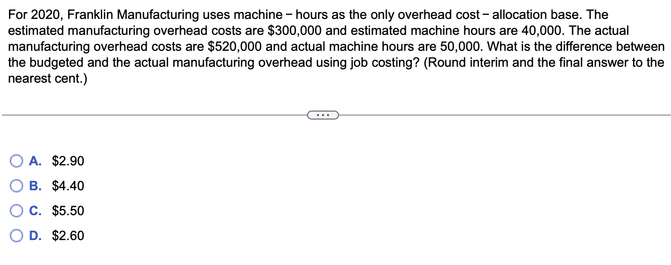 variable costs are $108,000. What are the respective high and low indirect