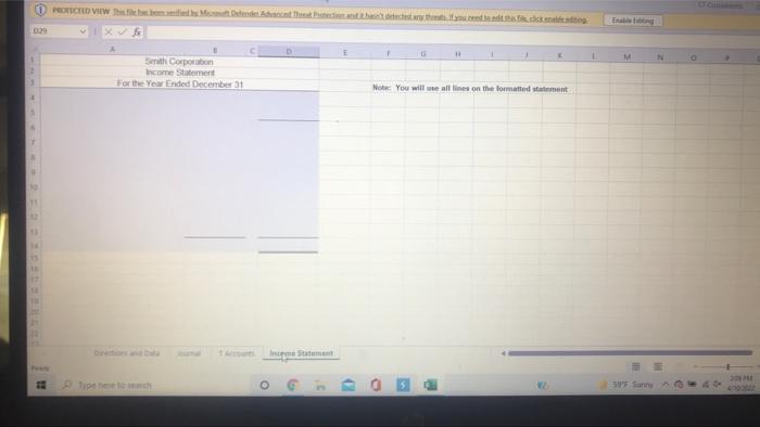to their respective T-accounts. 3. Prepare a journal entry to close any