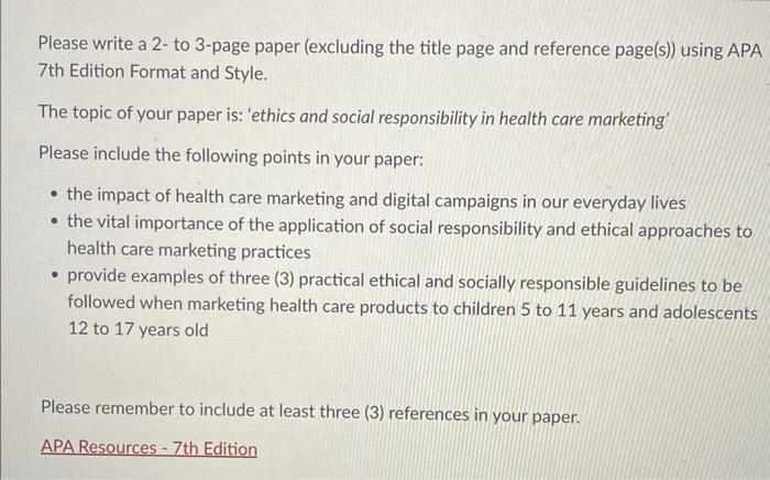 please answer ASAPno plagarism plz please answer question. Please write a 2-