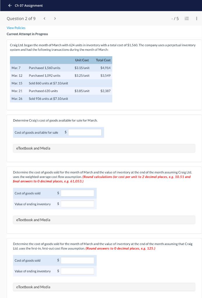 45points, this is for our CHAPTER 7 TOPIC CONTAINS WITH 9QUESTION. So