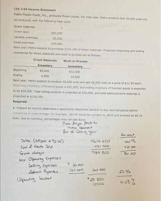 this is a practice worksheet given to me from my cost accounting