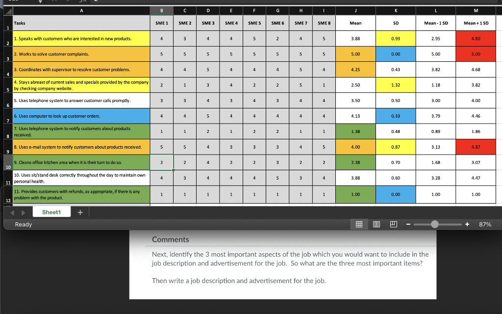 Use the Chapter 5 Excel Data file which has been provided to